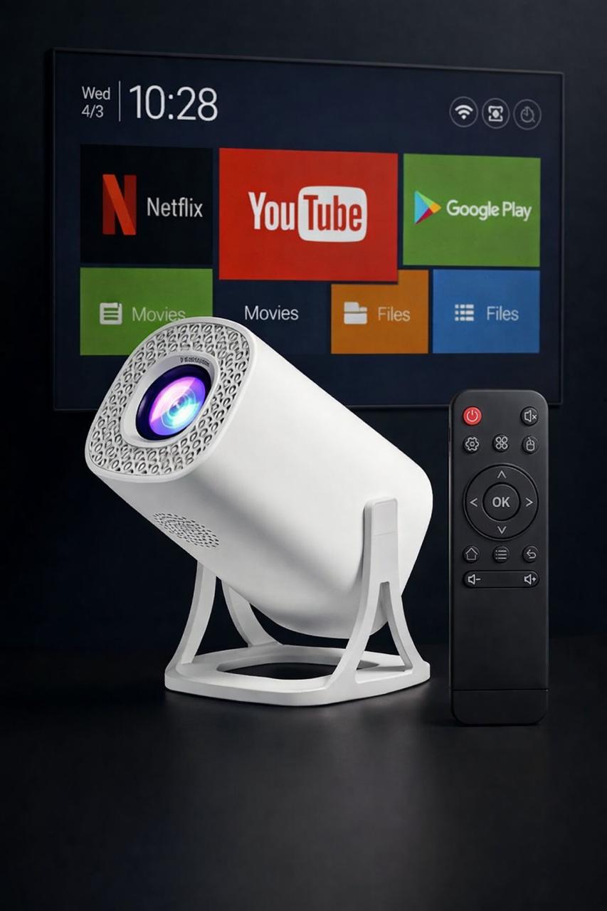 T40 Mini Projector | 120” Home Cinema Anywhere | WiFi & Bluetooth
