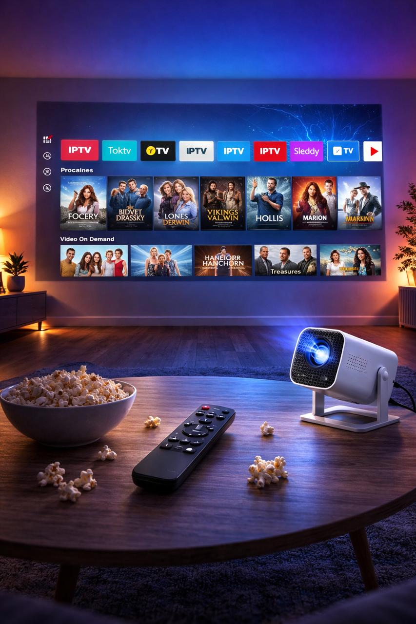 S40 Mini Projector | 120” Home Cinema Anywhere | WiFi & Bluetooth