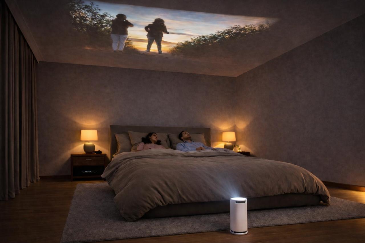 T40 Mini Projector | 120” Home Cinema Anywhere | WiFi & Bluetooth